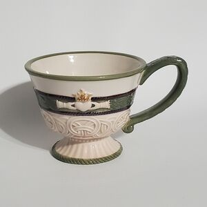 Claddagh Teacup Irish Coffee Cup Grasslands Road Celtic Knots